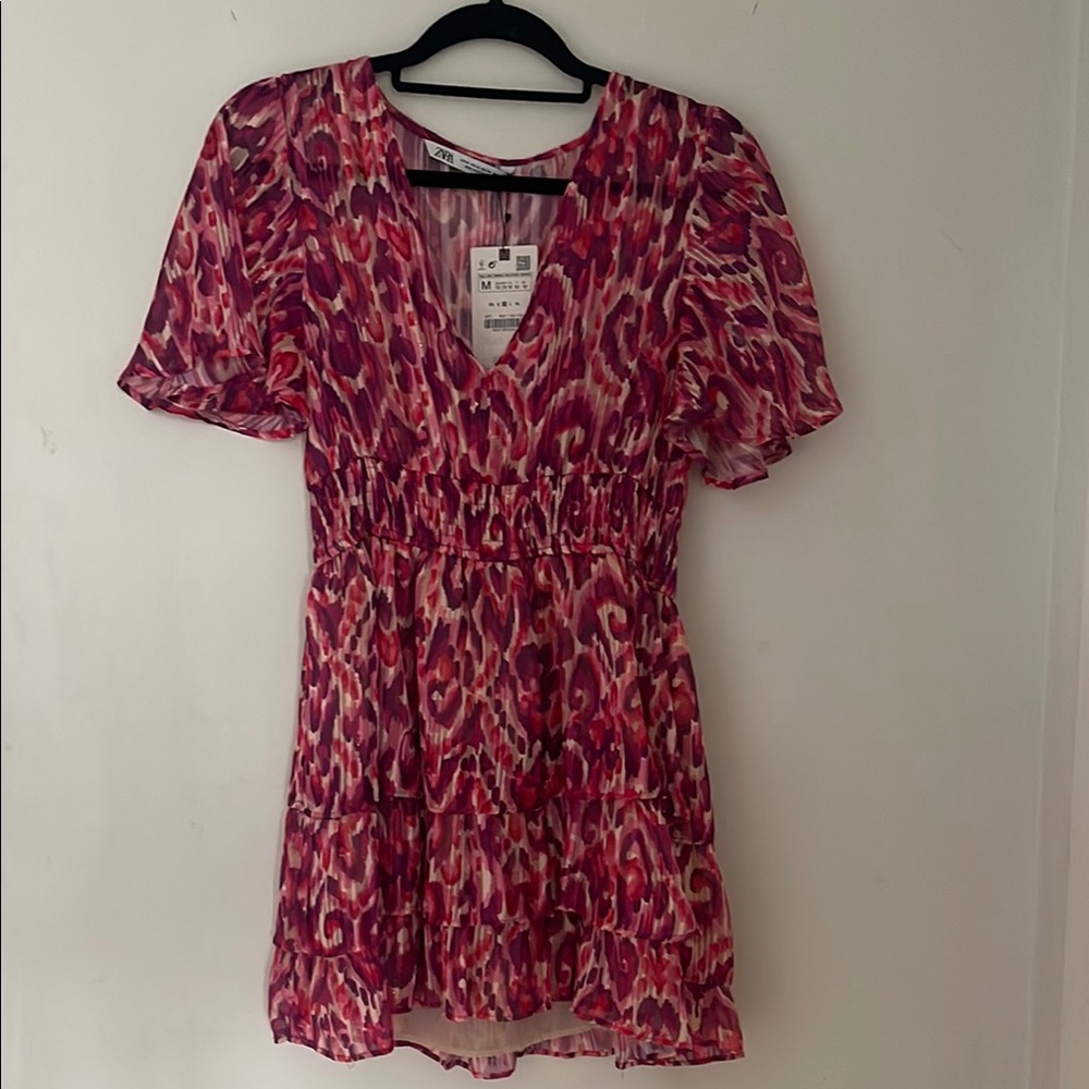 Women's Pink Patterned Top